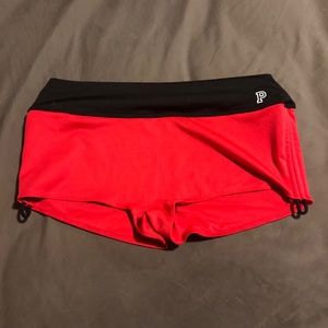 Pink gym to swim short